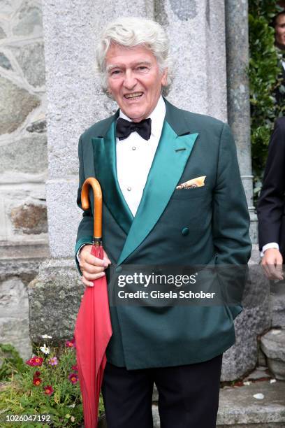 Wendelin von Boch during the wedding of Prince Konstantin of Bavaria and Princess Deniz of Bavaria, born Kaya, at the french church 'Eglise au Bois'...