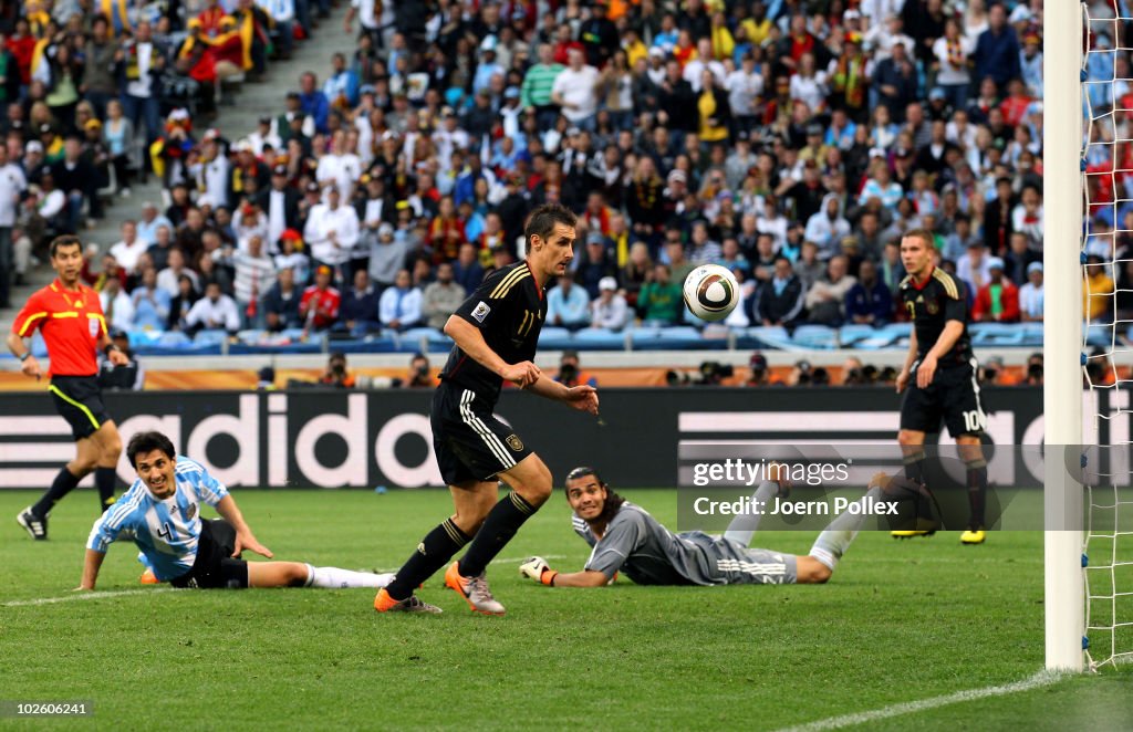 Argentina v Germany: 2010 FIFA World Cup - Quarter Finals