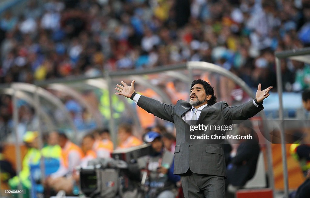 Argentina v Germany: 2010 FIFA World Cup - Quarter Finals