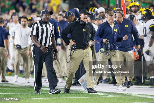 COLLEGE FOOTBALL: SEP 01 Michigan at Notre Dame COLLEGE FOOTBALL: SEP 01 Michigan at Notre Dame