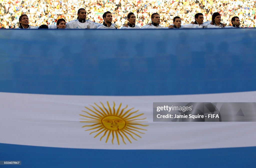 Argentina v Germany: 2010 FIFA World Cup - Quarter Finals