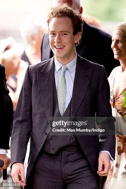 Tom Inskip attends the wedding of Mark Dyer and Amanda Kline at St. Edmund's Church on July 3, 2010 in Abergavenny, Wales.