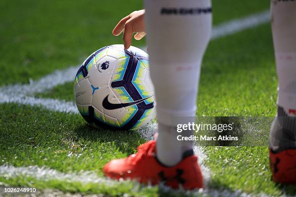 Cardiff Merlin Detail of a Nike Merlin football during the Premier League match ...