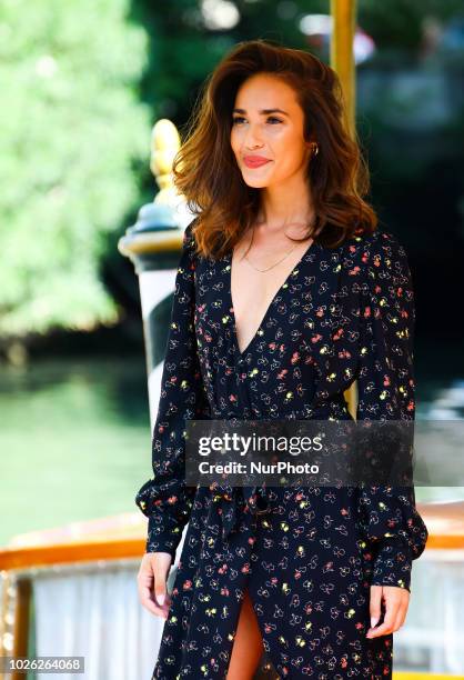 Ana Moya Calzado is seen during the 75th Venice Film Festival on September 2, 2018 in Venice, Italy.