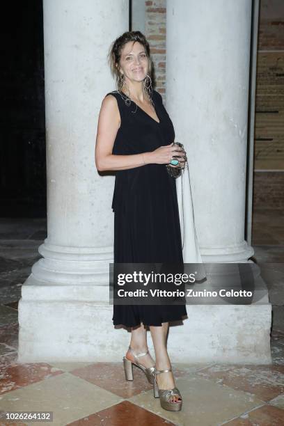 Martha Fiennes attends Miu Miu Women's Tales Dinner during Venice Film Festival on September 2, 2018 in Venice, Italy.