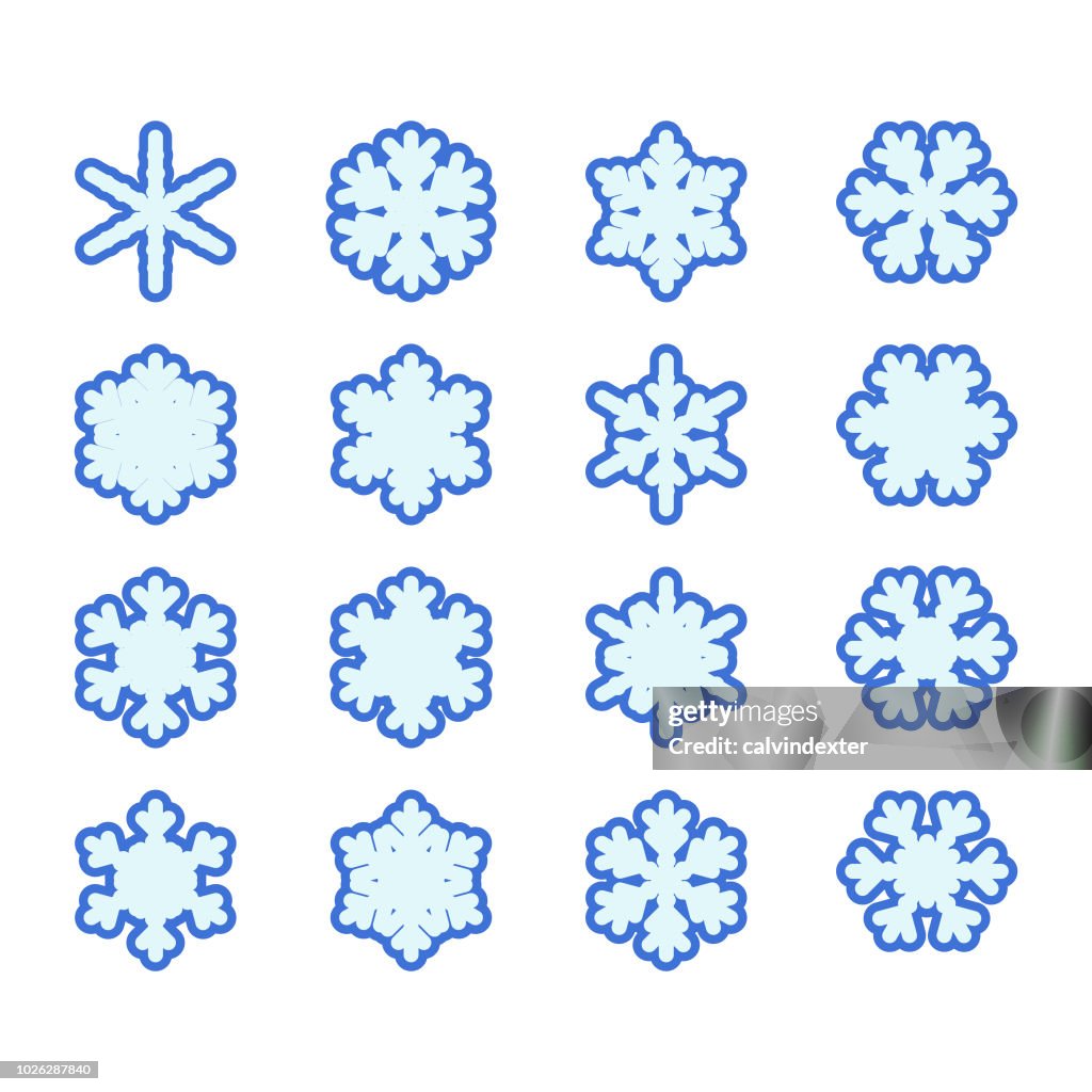Snowflakes collection