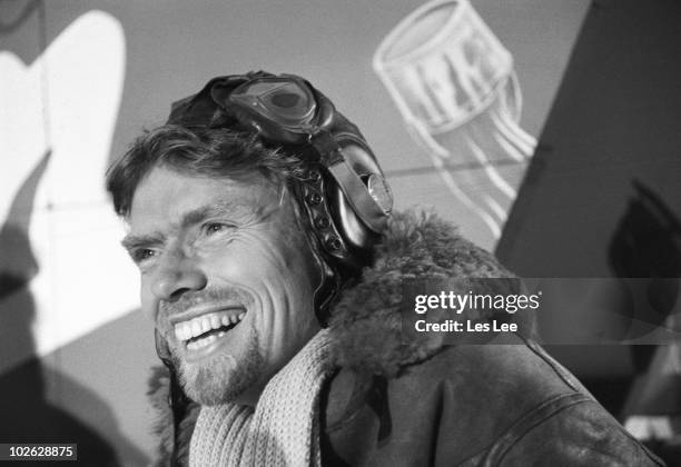 British businessman Richard Branson announces the launch of Virgin Atlantic Airways on April 06, 1984.