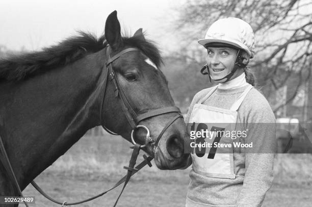 Princess Michael of Kent takes part in the Army horse trials held at Tidworth in Hampshire on April 04, 1984.