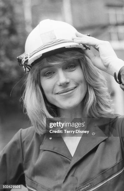 British breakfast television presenter Selina Scott on April 11, 1984.