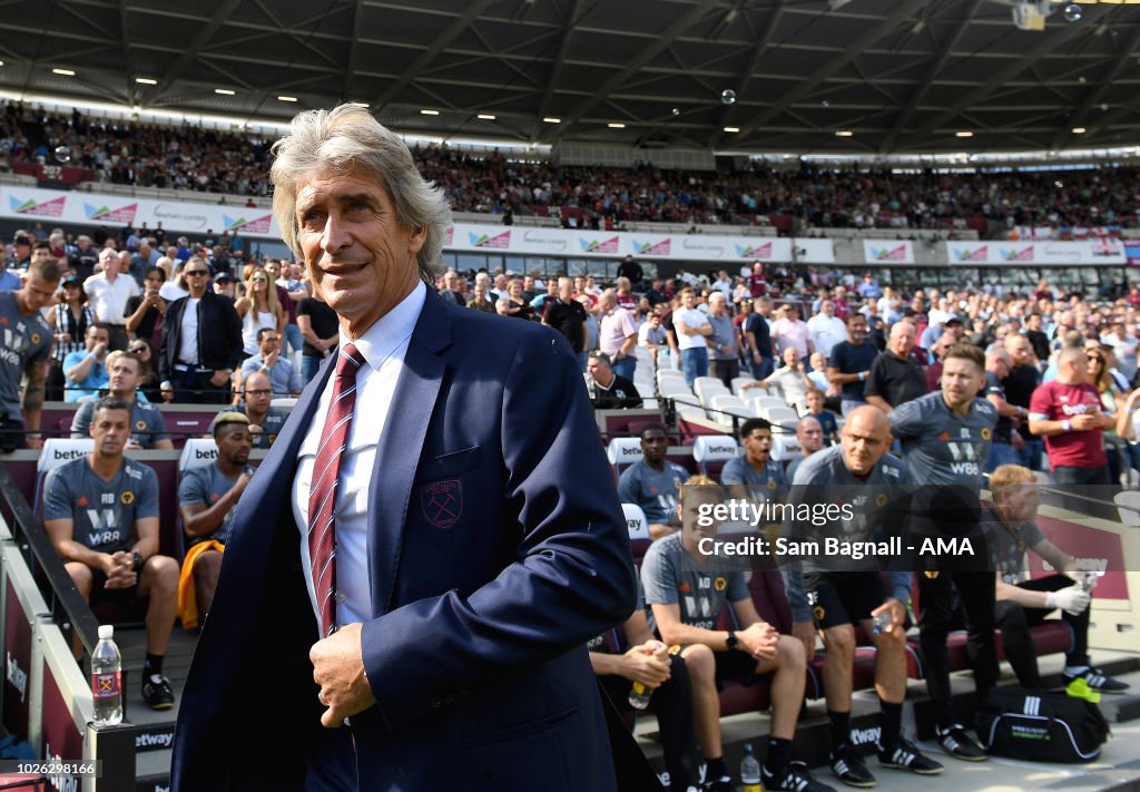 West Ham United v Wolverhampton Wanderers - Premier League