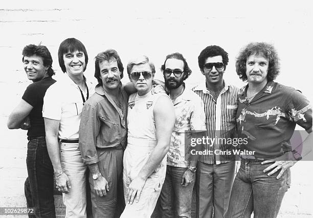 Chicago 1980 Robert Lamm, Walt Parazaider, James Pankow, Peter Cetera, Danny Seraphine, Laudir de Oliveira and Lee Loughnane