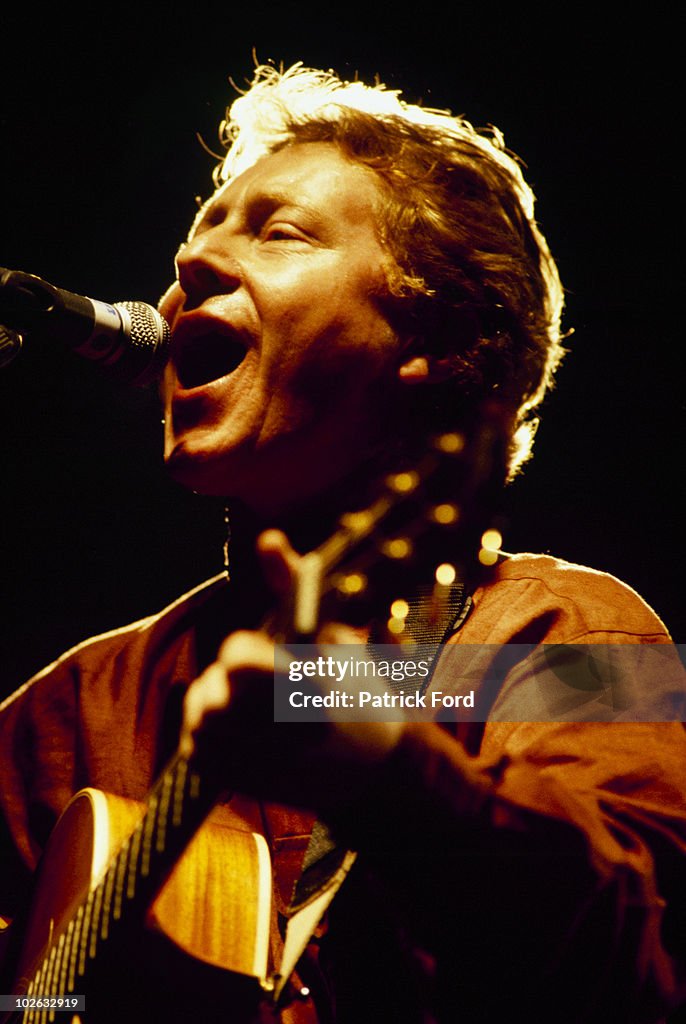 Paul Brady Performs On Stage