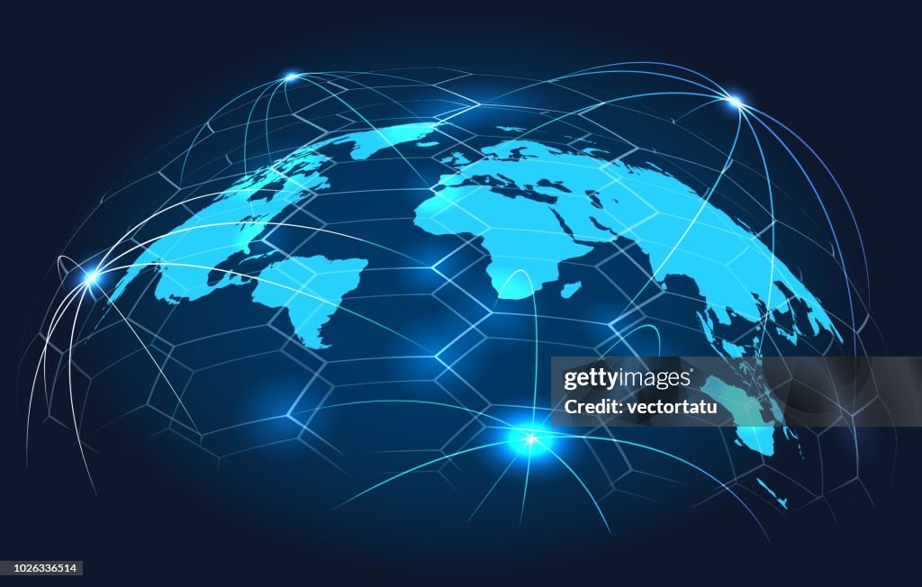 Global Connection Concept High-Res Vector Graphic - Getty Images