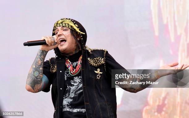 SosMula of City Morgue performs onstage during the 2018 Made In America Festival at Benjamin Franklin Parkway on September 2, 2018 in Philadelphia,...
