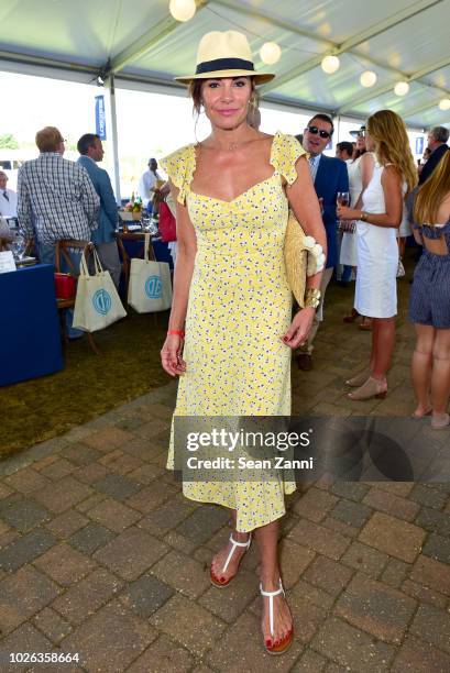 Luann de Lesseps attends the Hampton Classic Grand Prix 2018 at Hampton Classic Horse Show grounds on September 2, 2018 in Bridgehampton, New York.