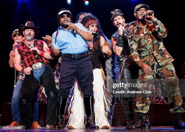 Victor Willis of Village People performs on stage at PNE Amphitheatre on September 2, 2018 in Vancouver, Canada.