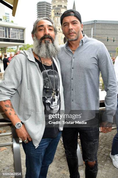 Senay Gueler and Aurelio Savina during the premiere of 'Phantomschmerz' at Zoo Palast on September 2, 2018 in Berlin, Germany.