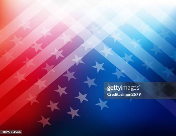 usa-hintergrund mit sternen und streifen - free-vector-image stock-grafiken, -clipart, -cartoons und -symbole