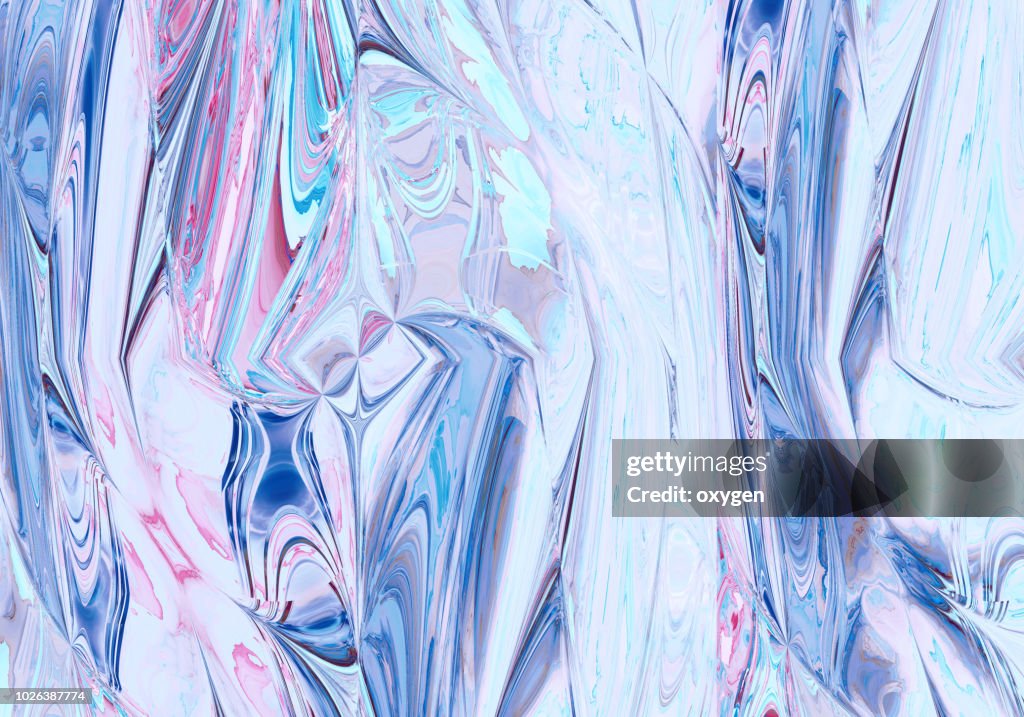 Blue abstract glass background