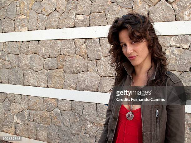 Spanish actress Maria Jurado poses during a portrait session on June 13, 2010 in Ibiza, Spain.