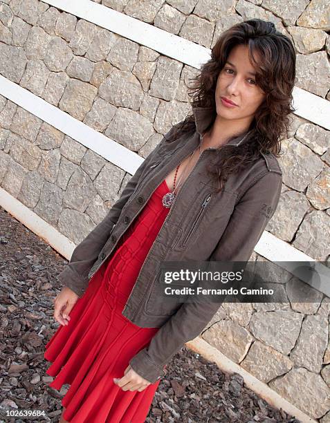 Spanish actress Maria Jurado poses during a portrait session on June 13, 2010 in Ibiza, Spain.