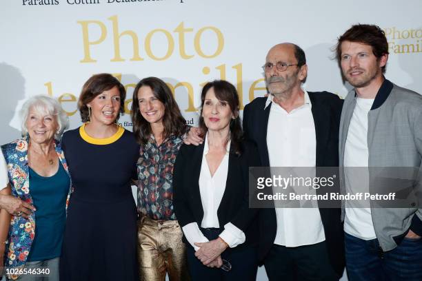 Claudette Walker, director of the movie Cecilia Rouaud, actors of the movie Camille Cottin, Chantal Lauby, Jean-Piere Bacri and Pierre Deladonchamps...