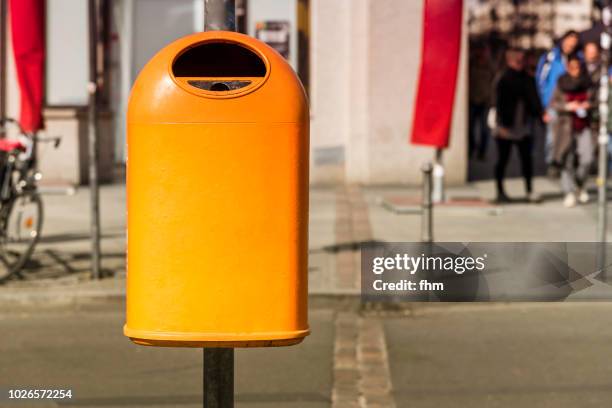 dustbin - garbage can stock pictures, royalty-free photos & images