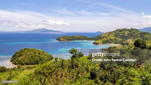 the philippines, coastline of mindanao island - davao city stockfoto's en -beelden