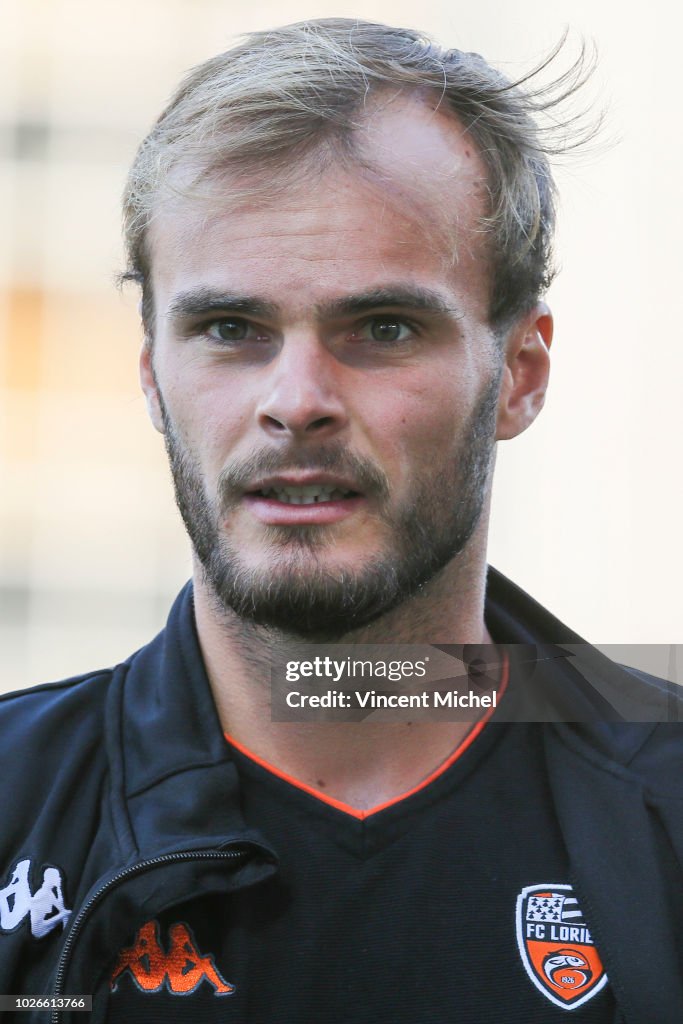 Maxime Pattier of Lorient during the French Ligue 2 match between