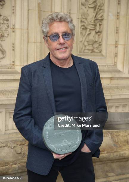 Roger Daltrey attends the launch of the Royal Albert Hall 'Walk Of Fame' at Royal Albert Hall on September 4, 2018 in London, England.