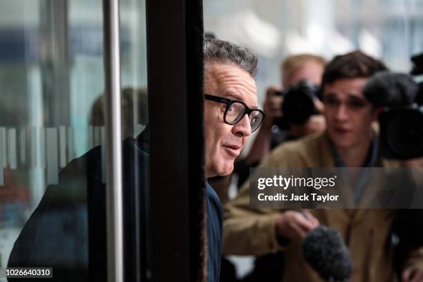 Deputy Leader of the Labour Party Tom Watson arrives ahead of a meeting of the National Executive of Britains Labour Party on September 4, 2018 in...