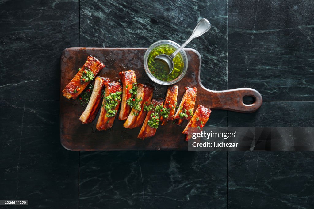 Bbq pork ribs
