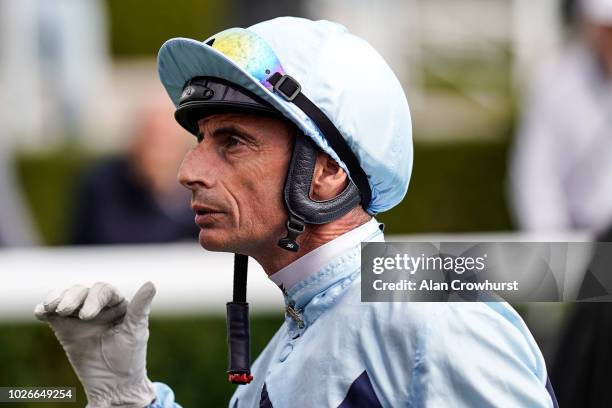 Gerald Mosse poses at Goodwood Racecourse on September 4, 2018 in Chichester, United Kingdom.