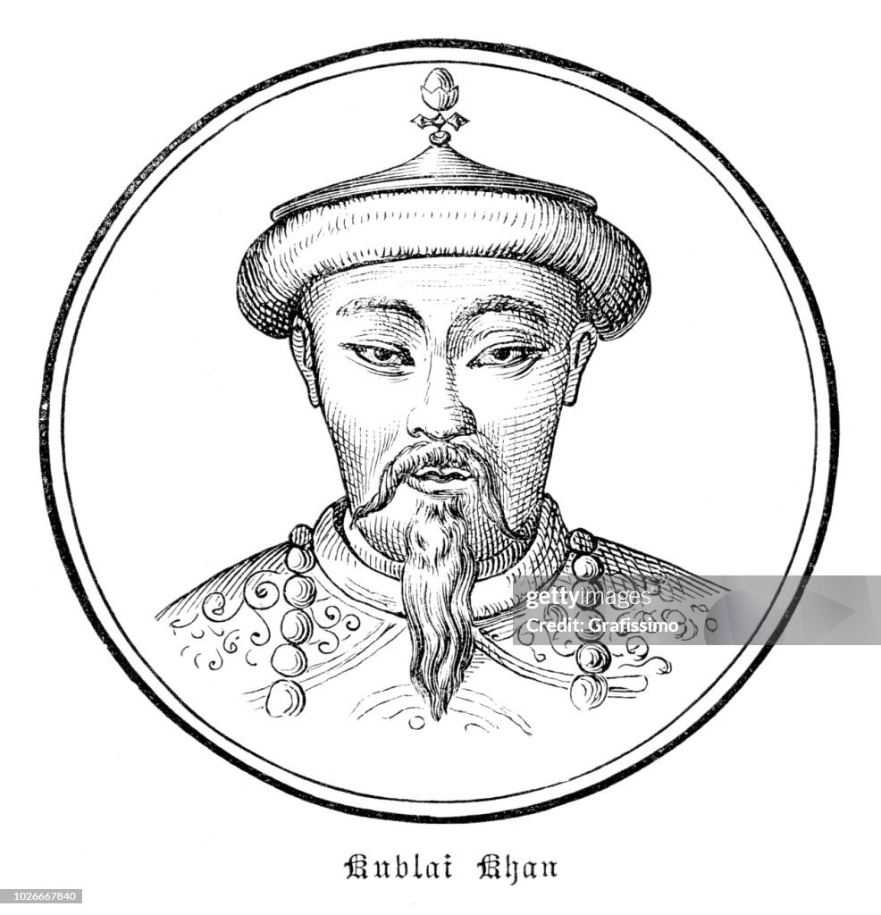 kublai-khan-of-the-mongol-empire-portrait-1882-high-res-vector-graphic