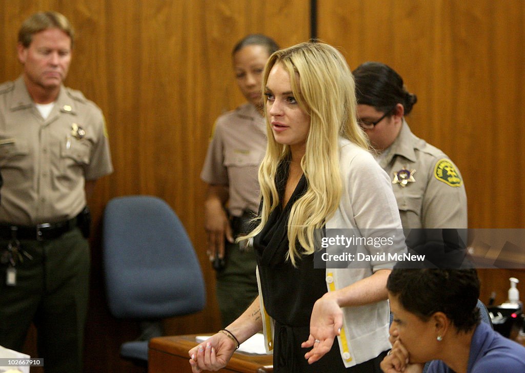 Lindsay Lohan Probation Hearing