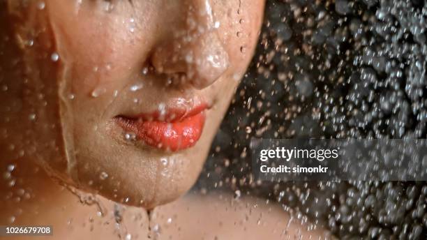 Splashed People Closeup Of Woman Being Splashed With Water High-Res Stock Photo - Getty ...