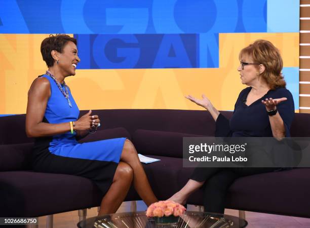 The View's" Joy Behar is a guest on "Good Morning America," on Tuesday, September 4, 2018 airing on the Walt Disney Television via Getty Images...