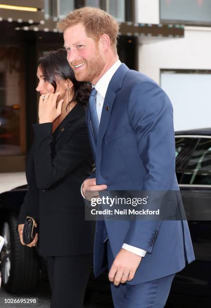 Meghan, Duchess of Sussex and Prince Harry, Duke of Sussex attend the WellChild awards at Royal Lancaster Hotel on September 4, 2018 in London,...