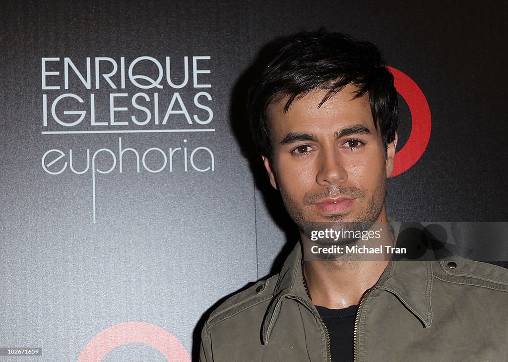 Target And Enrique Iglesias Celebrate Launch Of His New Album "Euphoria"