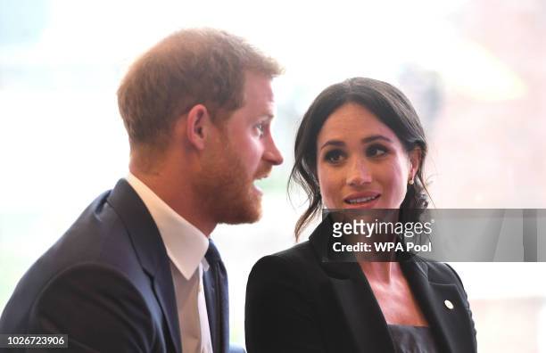 Prince Harry, Duke of Sussex and Meghan, Duchess of Sussex attend the WellChild awards at Royal Lancaster Hotel on September 4, 2018 in London,...