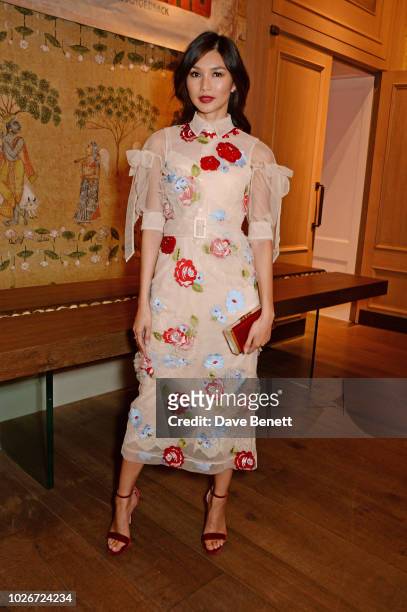 Gemma Chan attends a special screening of "Crazy Rich Asians" at The Ham Yard Hotel on September 4, 2018 in London, England.