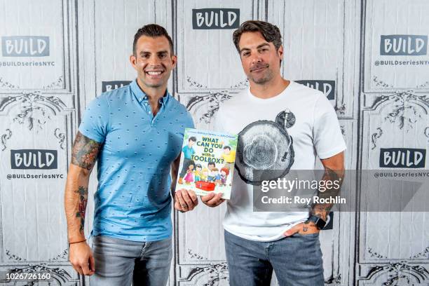 John Colaneri and Anthony Carrino discuss "What Can You Do with a Toolbox?" with the Build Series at Build Studio on September 4, 2018 in New York...
