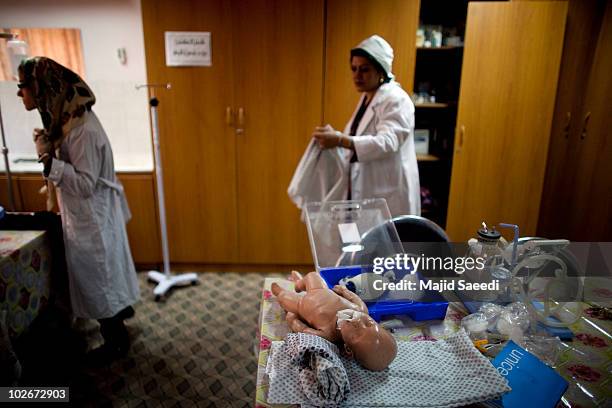 Afghan female students attend Kabul university on July 6, 2010 in Kabul, Afghanistan. The change in the status of women in Afghanistan has changed...