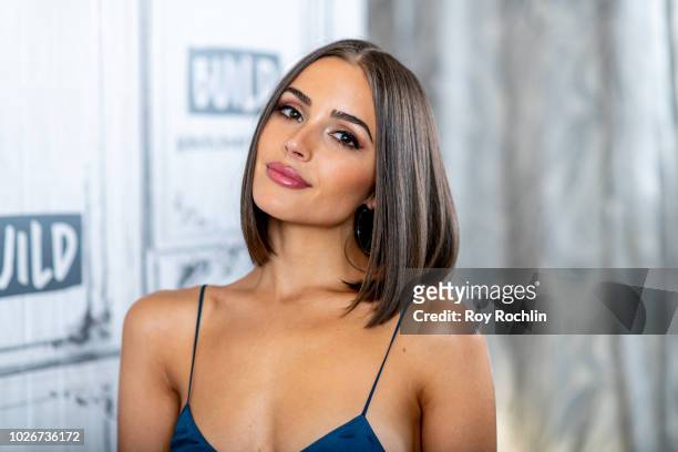 Olivia Culpo discusses "Model Squad" with the Build Series at Build Studio on September 4, 2018 in New York City.