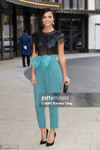 Lucy Mecklenburgh attends the WellChild Awards at Royal Lancaster Hotel on September 4, 2018 in London, England. The Duke of Sussex has been patron...