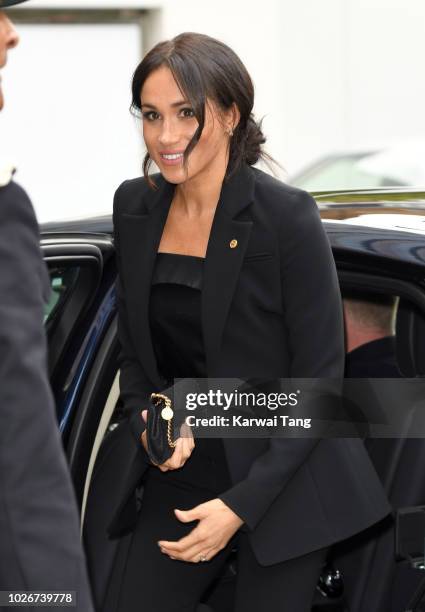 Meghan, Duchess of Sussex attends the WellChild Awards at Royal Lancaster Hotel on September 4, 2018 in London, England. The Duke of Sussex has been...