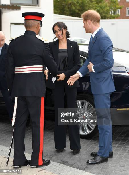 Meghan, Duchess of Sussex and Prince Harry, Duke of Sussex attend the WellChild Awards at Royal Lancaster Hotel on September 4, 2018 in London,...