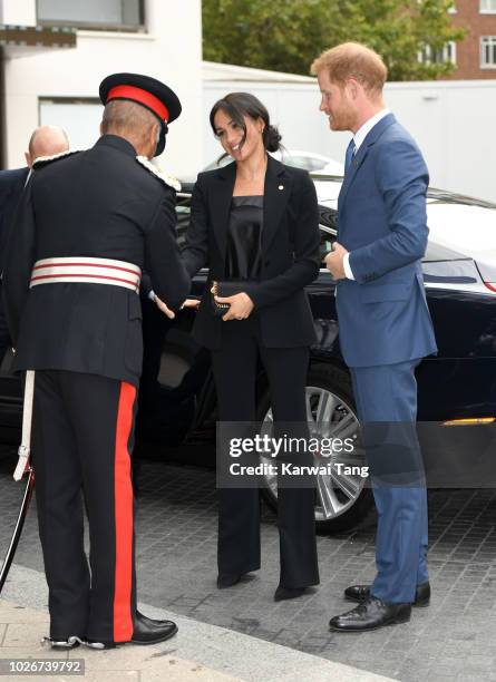 Meghan, Duchess of Sussex and Prince Harry, Duke of Sussex attend the WellChild Awards at Royal Lancaster Hotel on September 4, 2018 in London,...