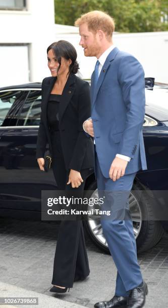 Meghan, Duchess of Sussex and Prince Harry, Duke of Sussex attend the WellChild Awards at Royal Lancaster Hotel on September 4, 2018 in London,...