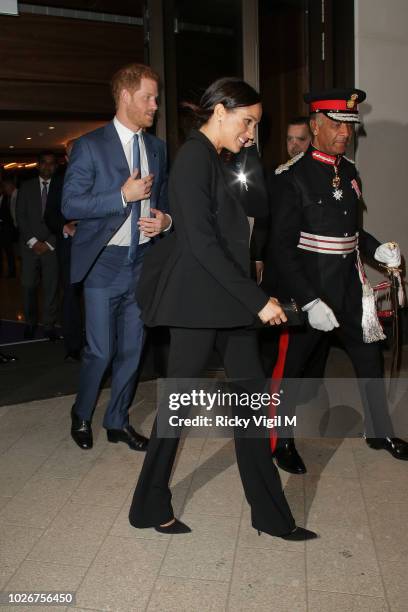 Meghan, Duchess of Sussex and Prince Harry, Duke of Sussex attend the WellChild Awards at Royal Lancaster Hotel on September 4, 2018 in London,...